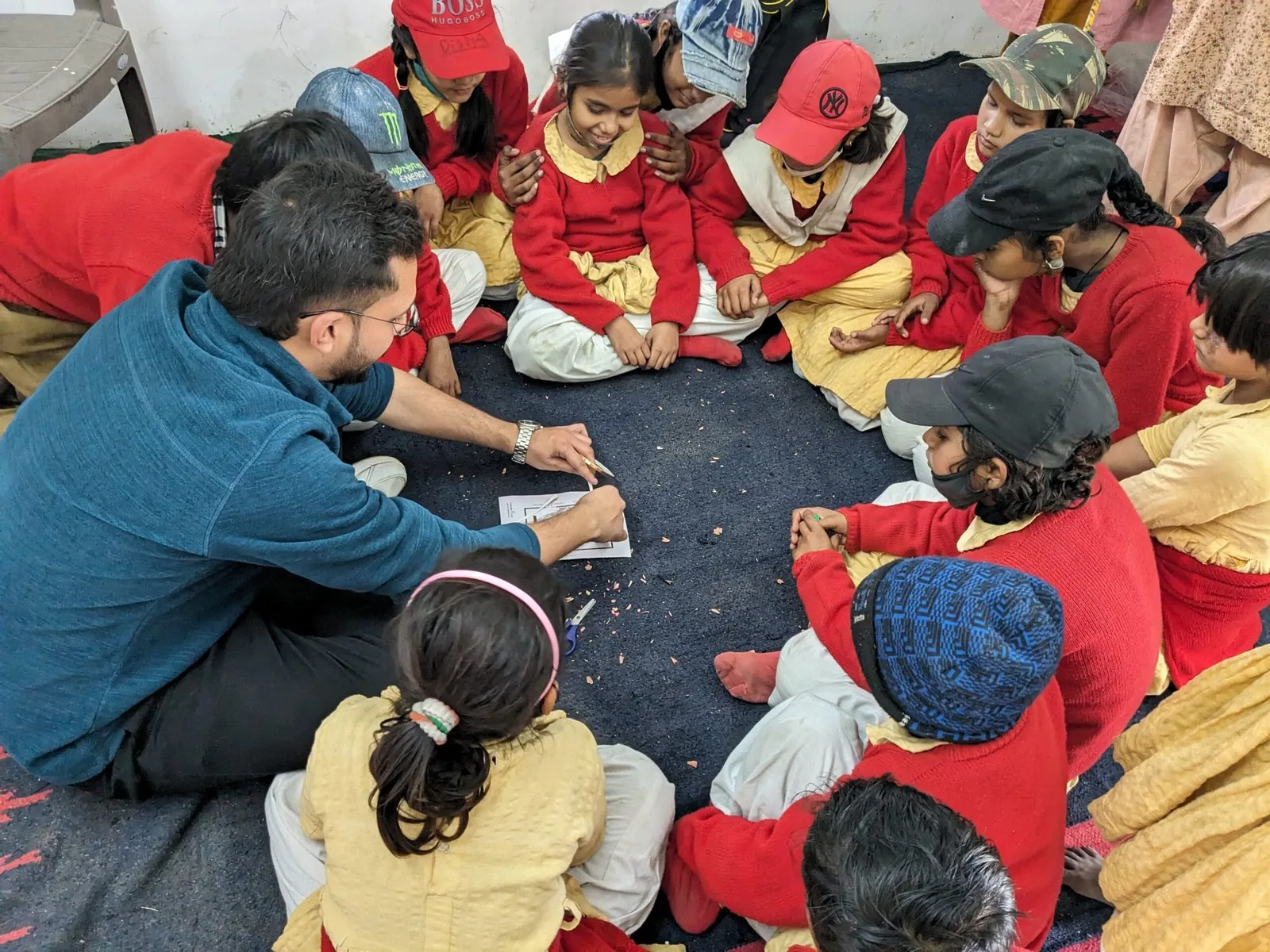 Young makers at work